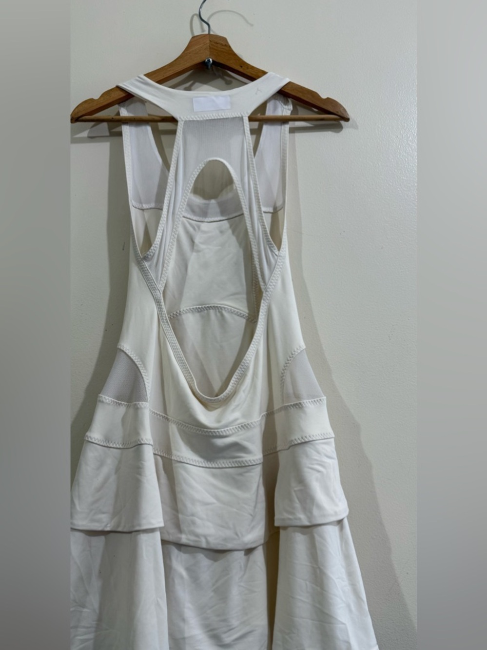 Adidas by Stella McCartney White Athletic Flared Romper - Picture 3 of 4